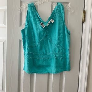 Richard Malcom sleeveless linen top